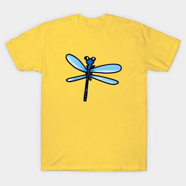 blue dragonfly T-Shirt by cartoonygifts